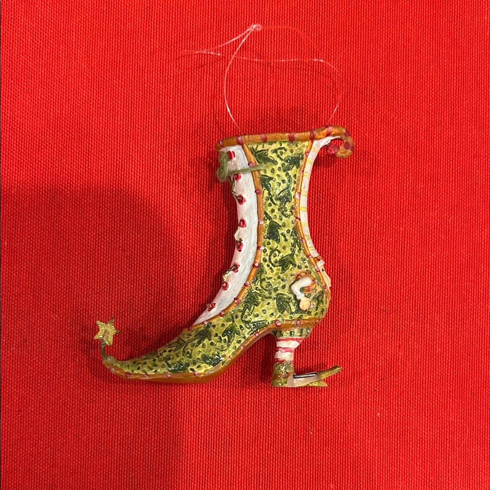 Patience Brewster Krinkles Victorian Boot Man Ornament (See pics before buying!)
